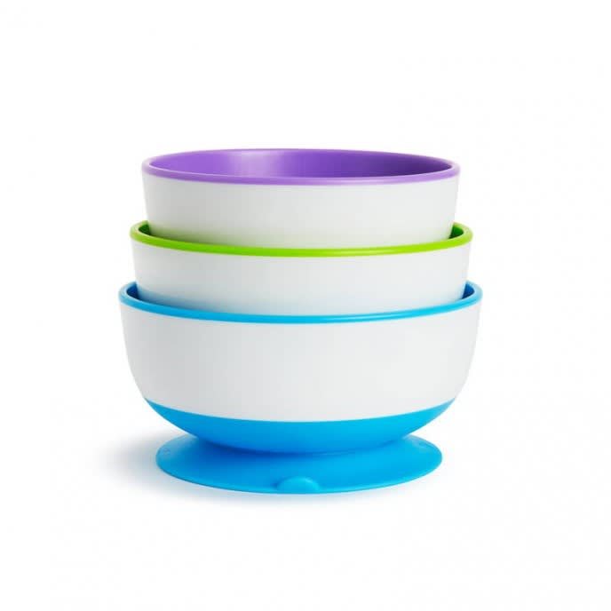 Munchkin Stay Put Bowls – 6m+