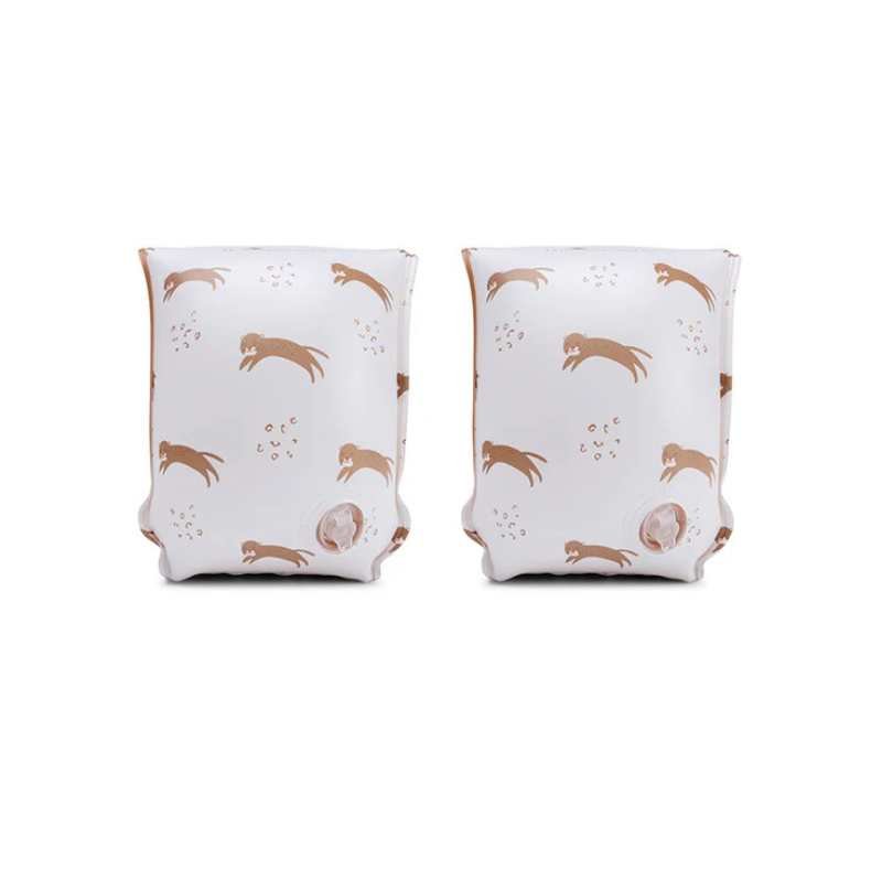 Swim Essentials -Armbands 2-6yrs – Brown Leopard