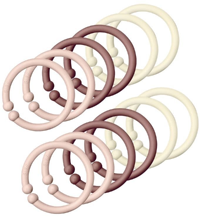 Bibs Loops x 12 – Blush/Woodchuck/Ivory