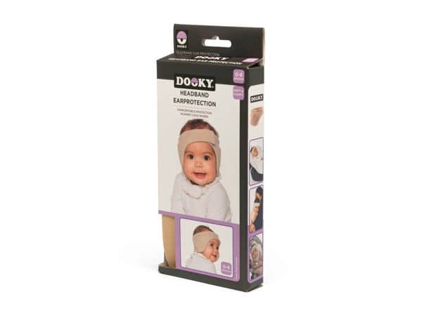 Dooky – Headband Ear Protection From Loud Noises 6/18m : Beige