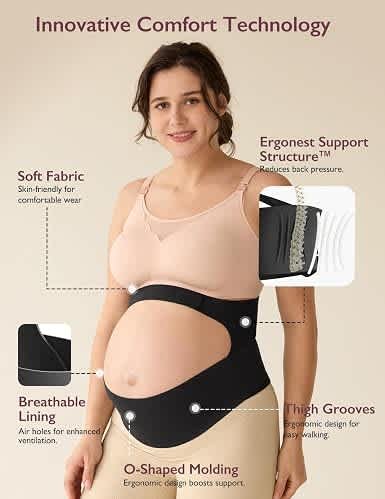 Momcozy – Low Impact Sports Nursing Bra Large : Black