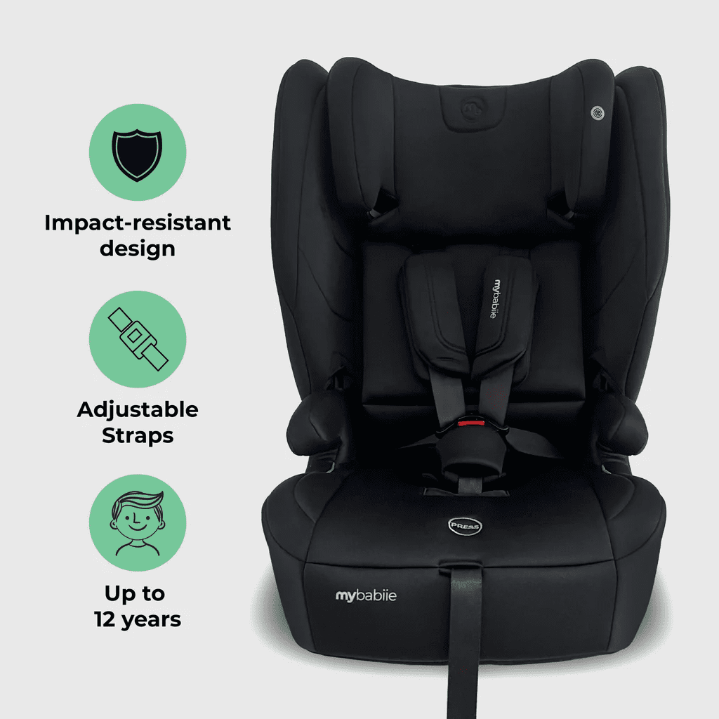 My Babiie MBCS80 High back Booster w/isofix : Black