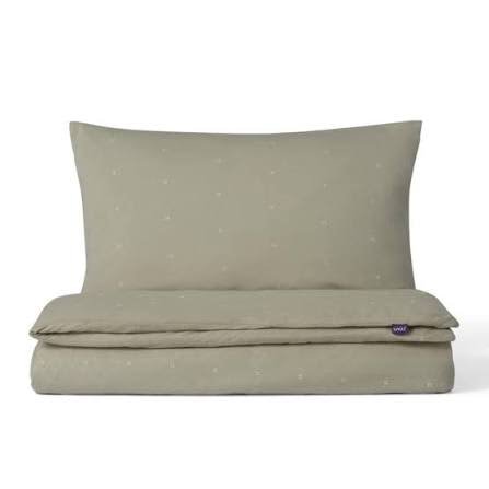 Snuz Cot Duvet Cover & Pillowcase Set : Sage/Cross