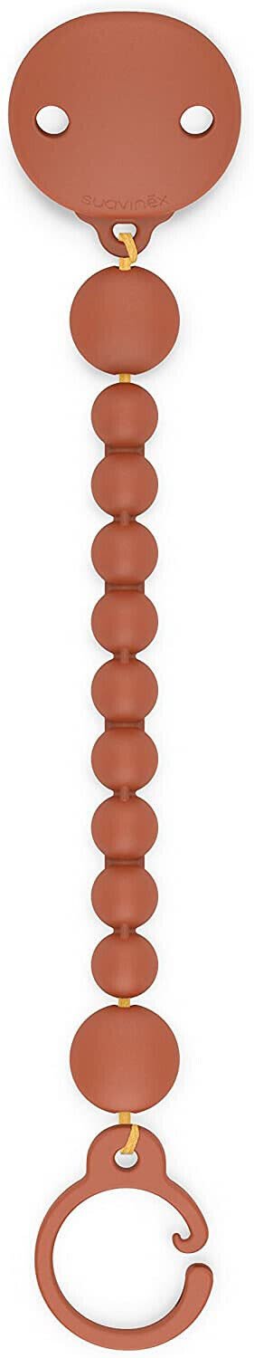 Suavinex Soother Silicone Clip -Red
