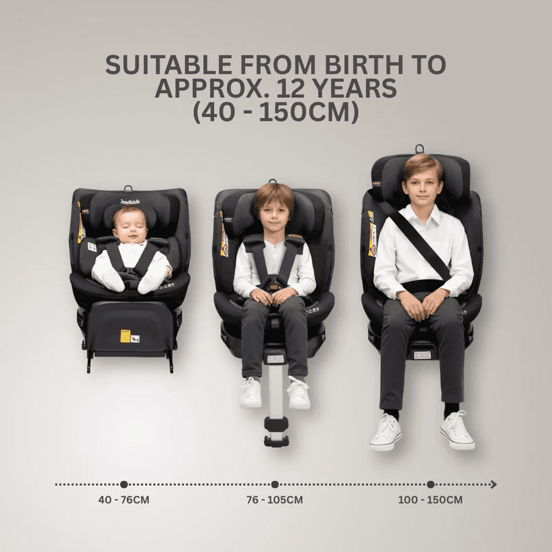 JoviKids Ranger 2 Carseat 360 Spin : Rosewood