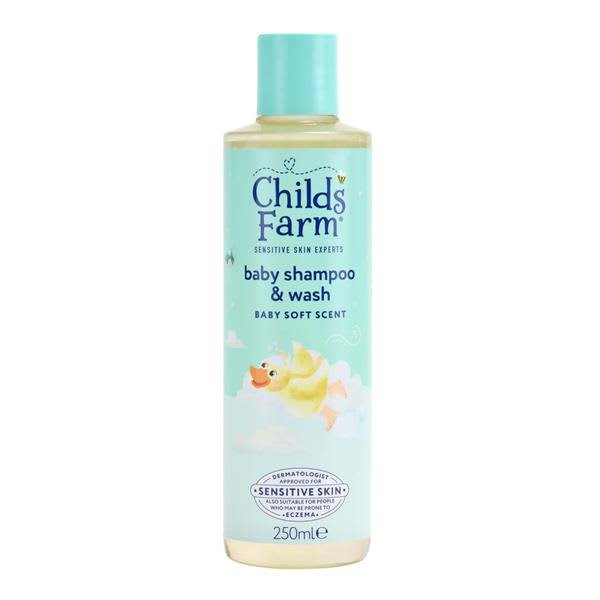 Childs Farm Baby Shampoo &; Wash Baby Soft Scent 250ml