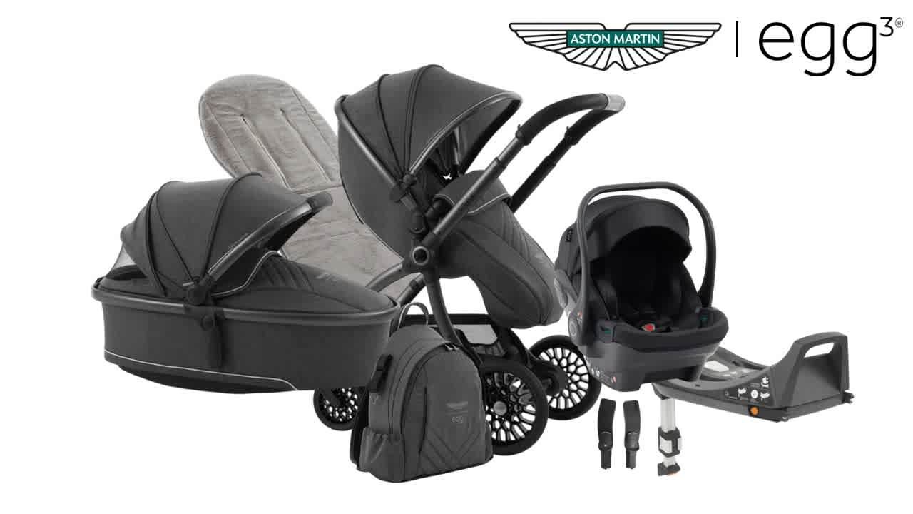 Aston Martin / Egg3 Complete Travel System : Classic Grey
