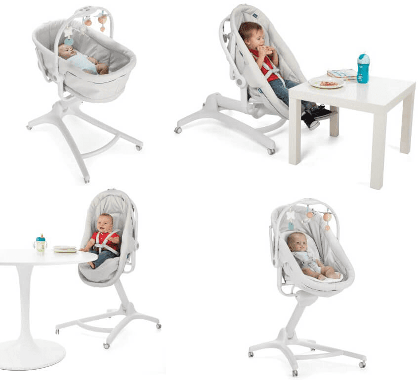 Chicco 4 In 1 Hug Air – Light Grey