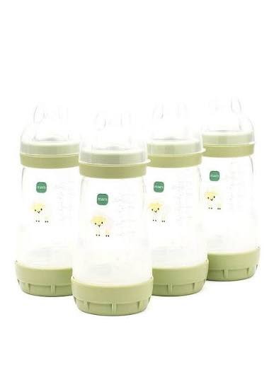 Mam Easy Start Anti Colic Bottle 4pk 260ml Unisex : Green
