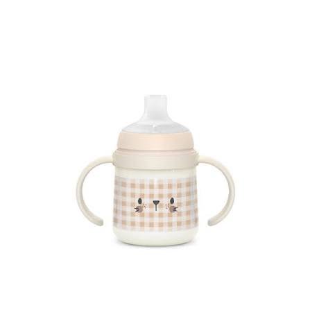 Suavinex Bottle Silicone150ml w/Handle Rabbit : Pink